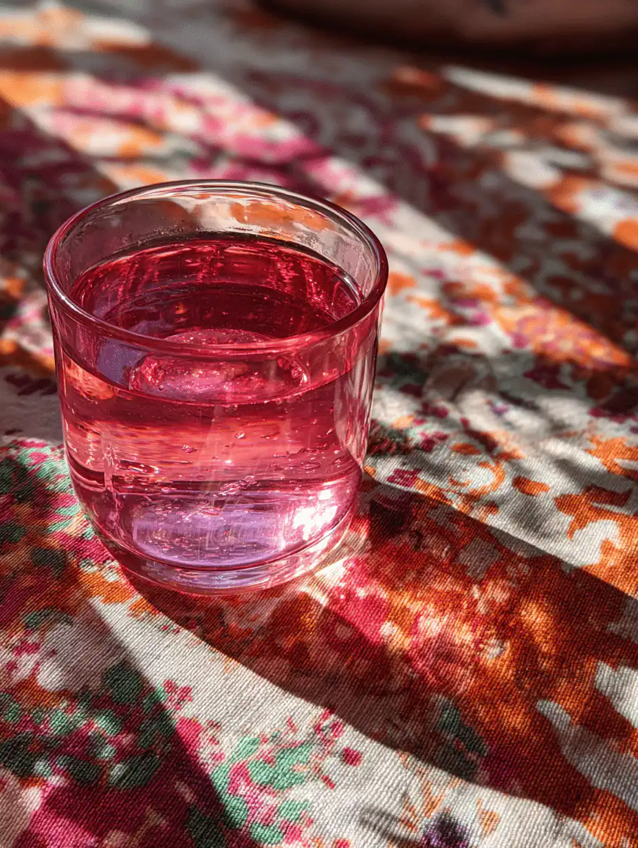 pink salt trick 4 ingredients morning drink in glass