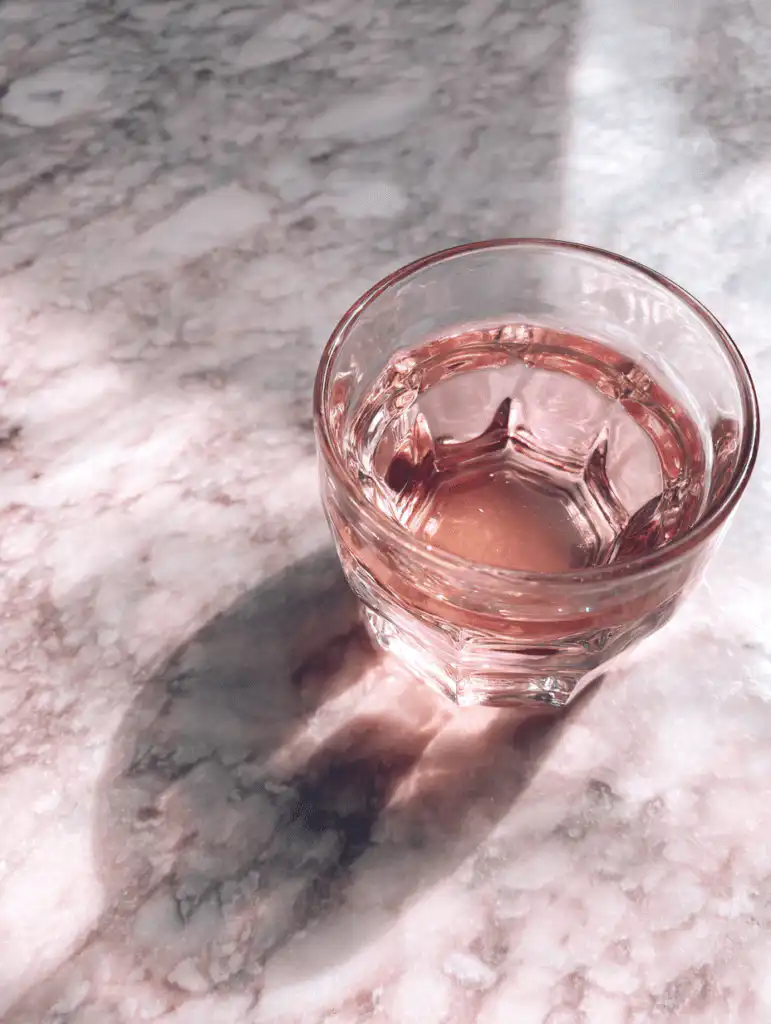 pink salt trick recipe drink with lemon and Himalayan salt