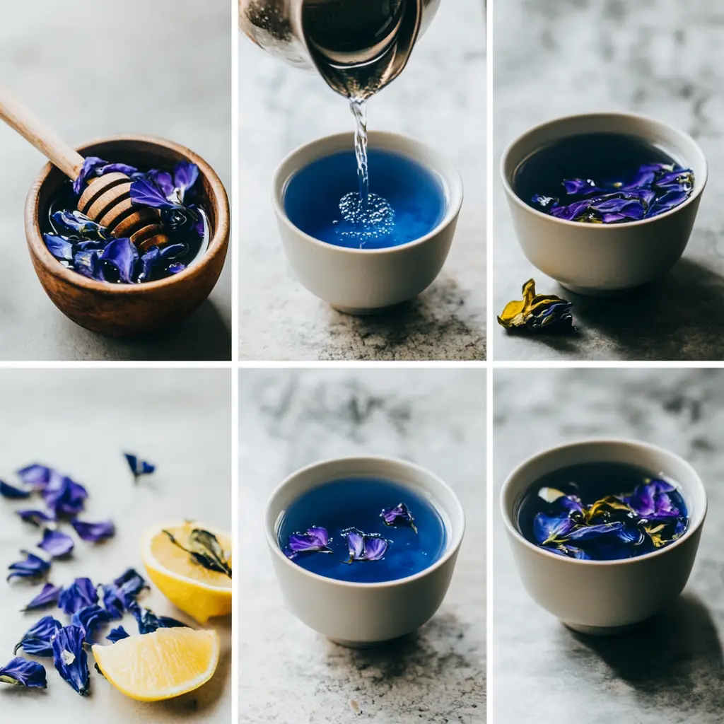 Step-by-step guide to making Butterfly Pea Flower Tea