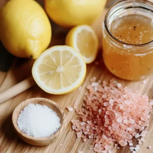 Adding lemon juice to the Pink Salt Trick