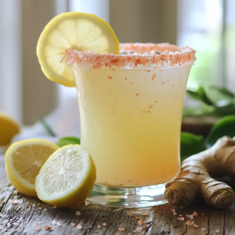 Final Brazilian Mounjaro detox drink served with lemon and salt