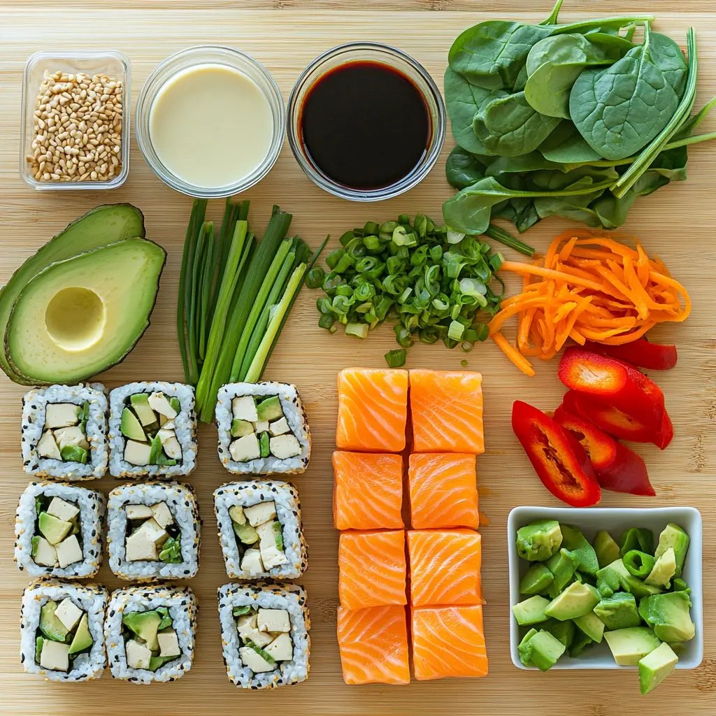 Ingredients for Japanese weight loss meals and Mounjaro diet