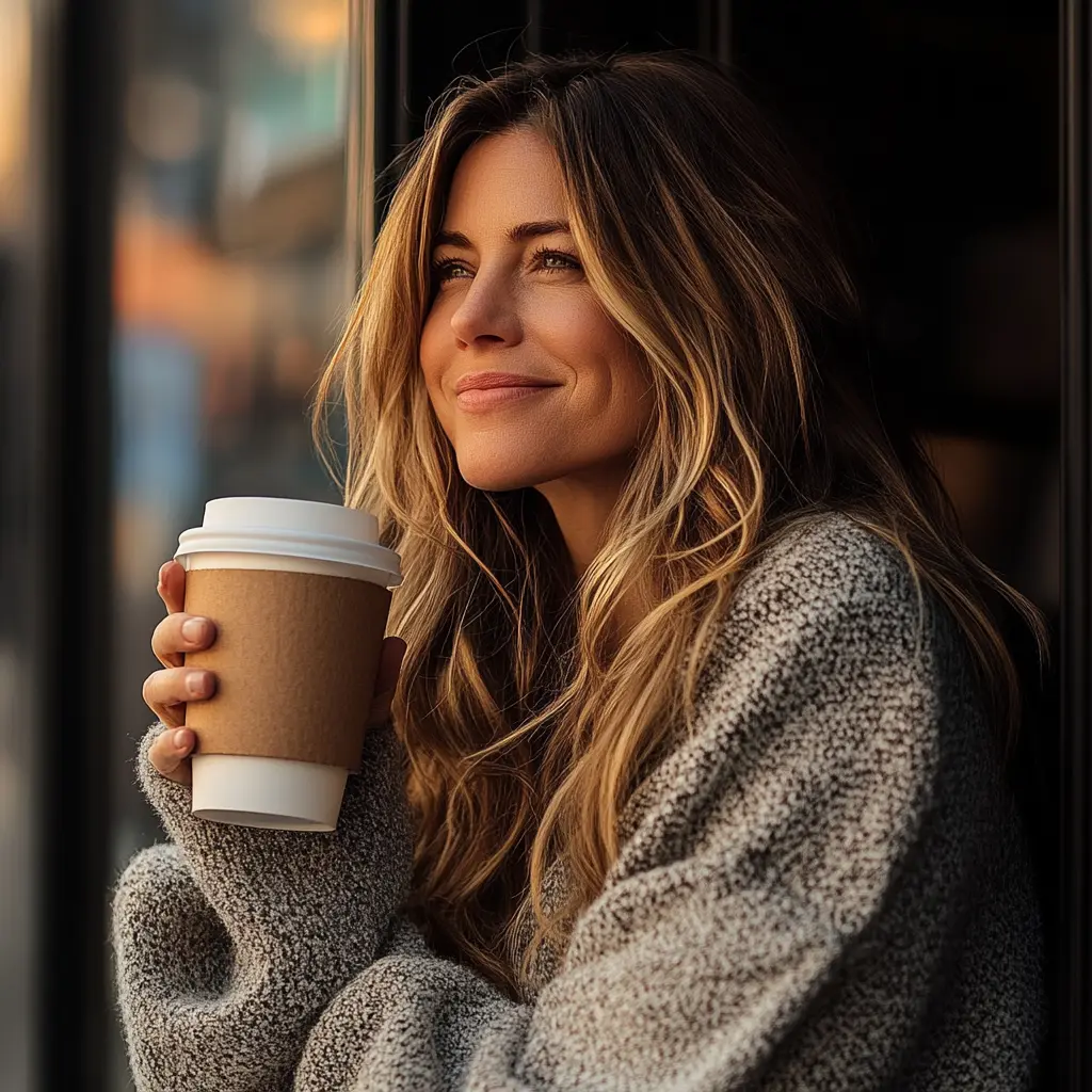 Collagen coffee served in the morning
