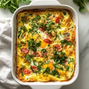 Keto Cottage Cheese Egg Bake: Low-Carb, High-Protein & Perfect for Breakfast – Step-by-Step Collage