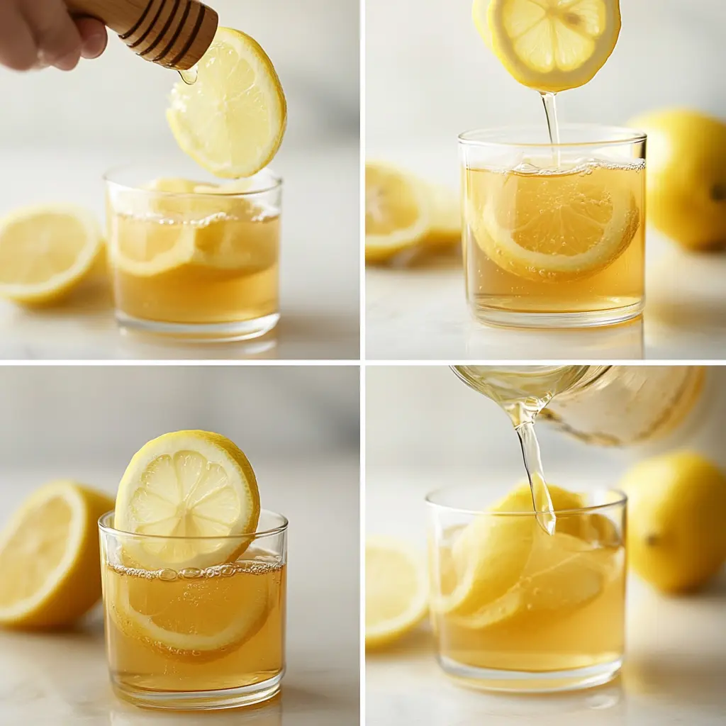 Step by step process of making apple cider vinegar detox drink