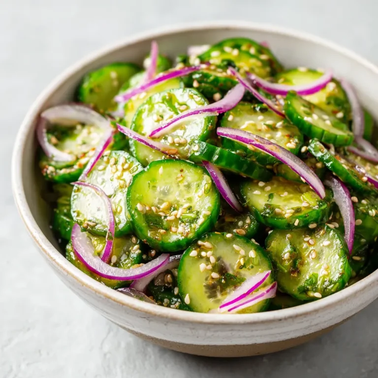 Served TikTok Cucumber Salad