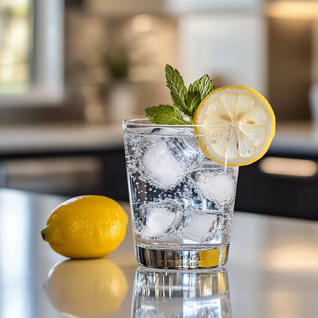 Ice Hack Recipe for Weight Loss: Refreshing Ice Water with Lemon and Mint