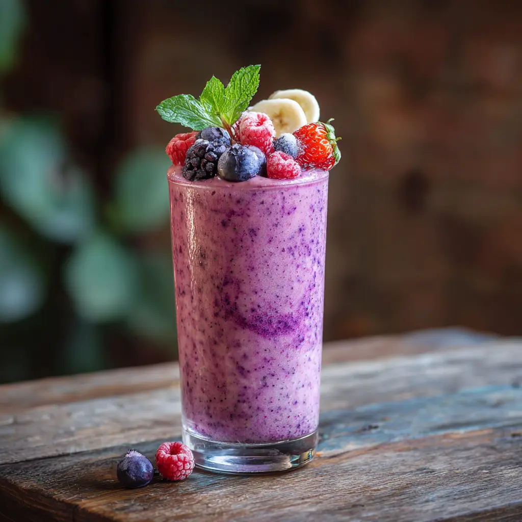 Banana Berry Protein Smoothie – Delicious & Nourishing Shake