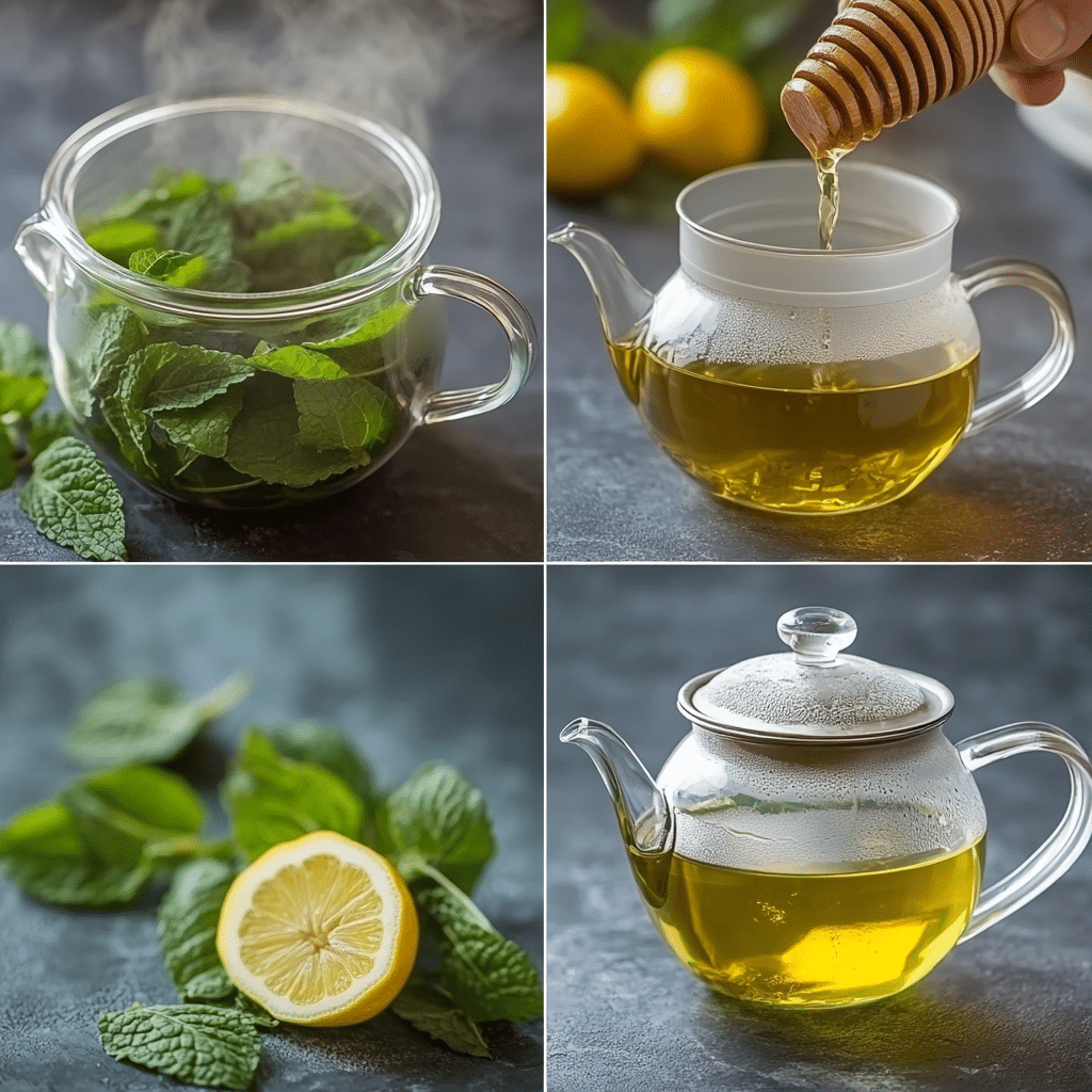 Step-by-step guide for making lemon balm tea