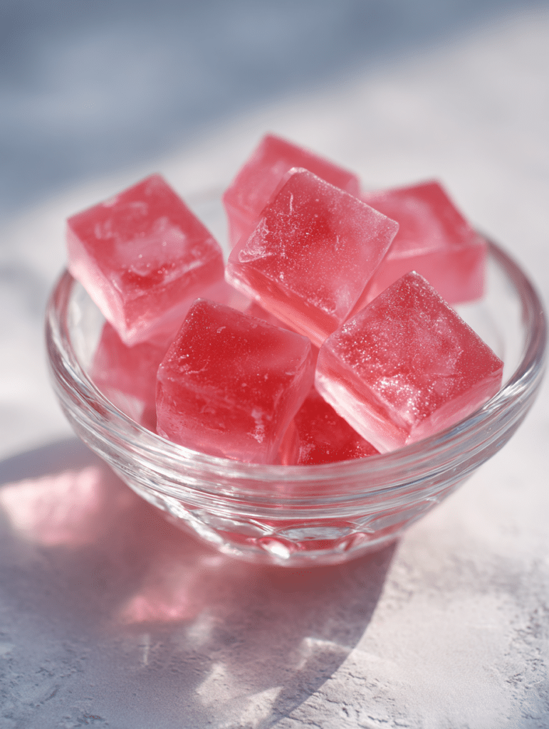 3 ingredient gelatin recipe for weight loss pink cubes