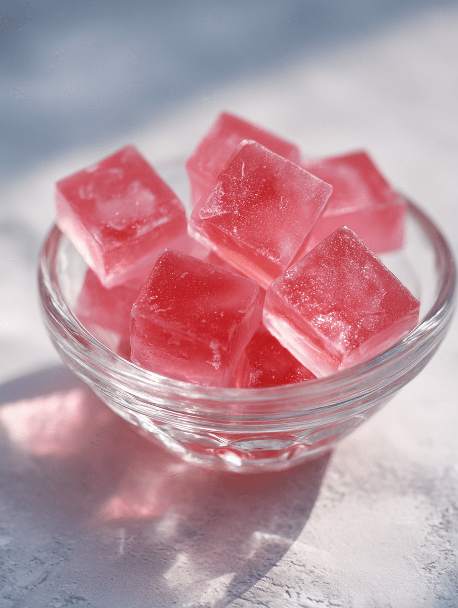 3 ingredient gelatin recipe for weight loss pink cubes