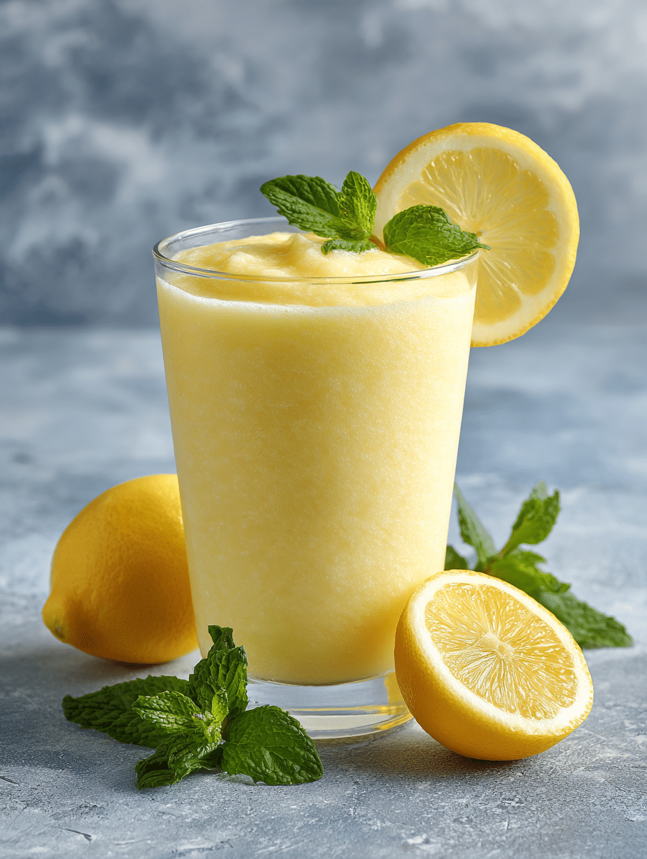 Lemon Smoothie Recipe featured
