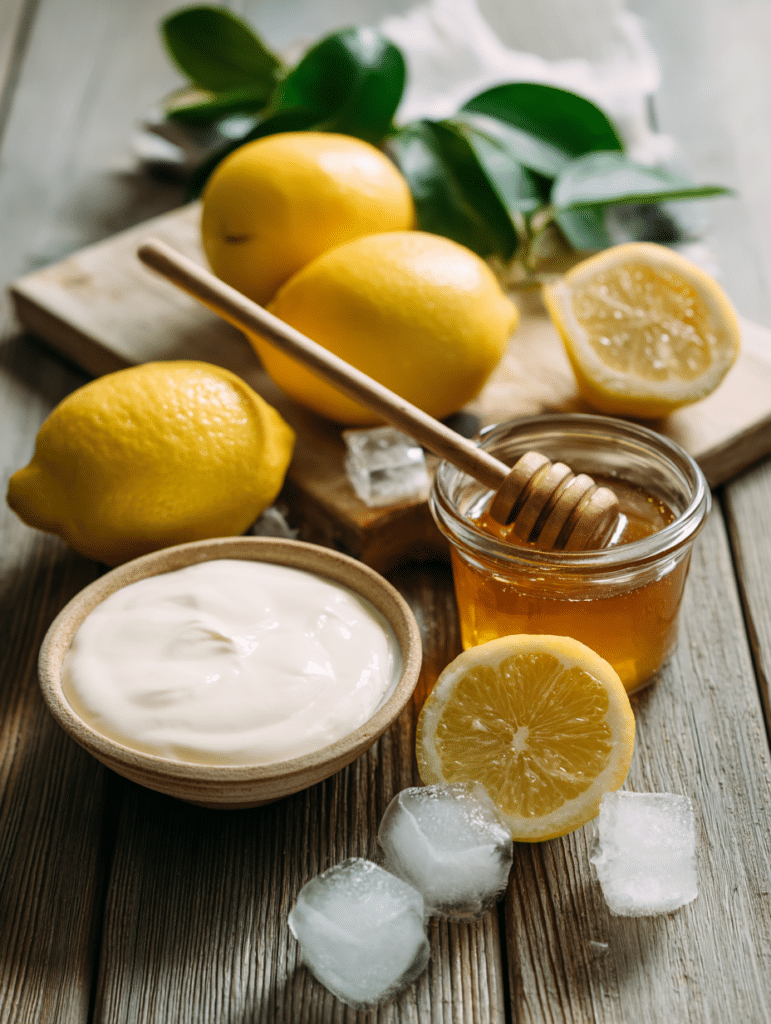 Lemon Smoothie Recipe ingedients