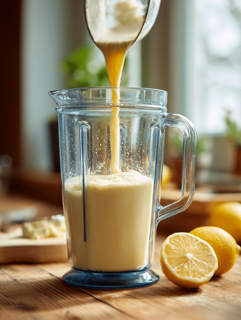 Lemon Smoothie Recipe steps