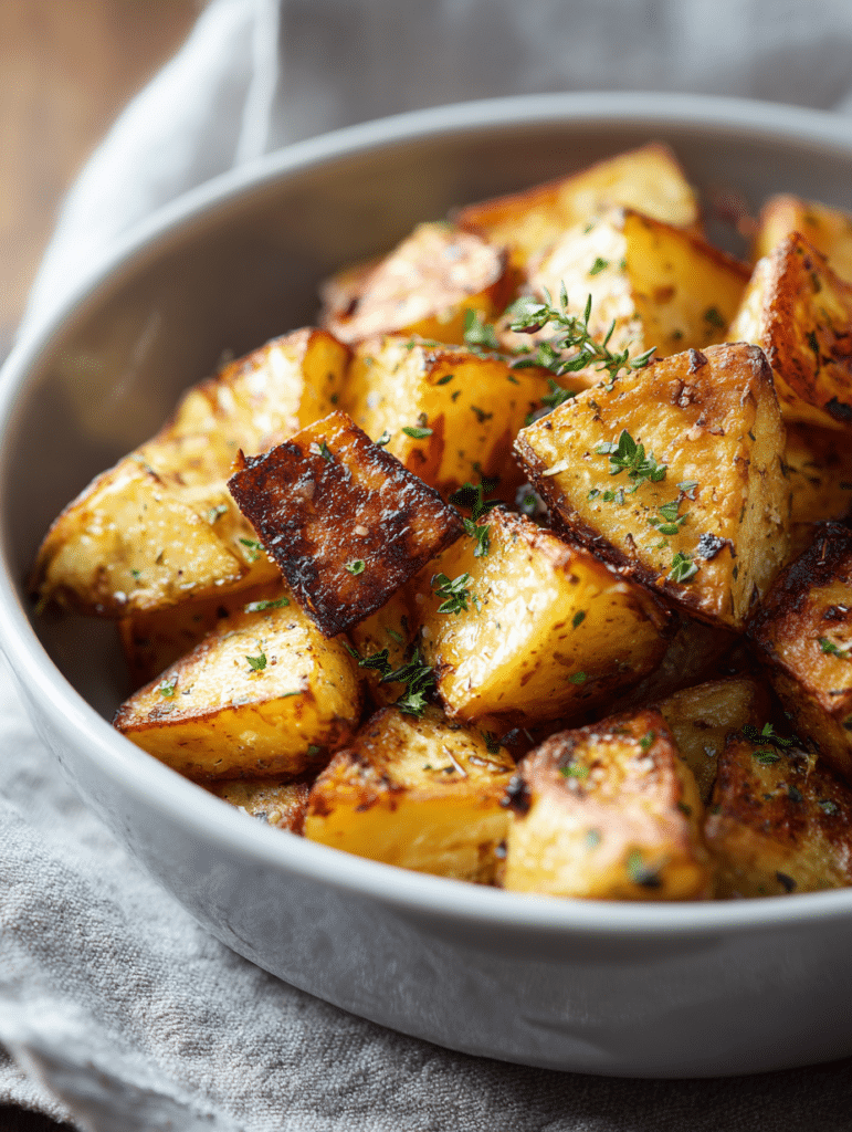air fryer breakfast potatoes crispy and golden