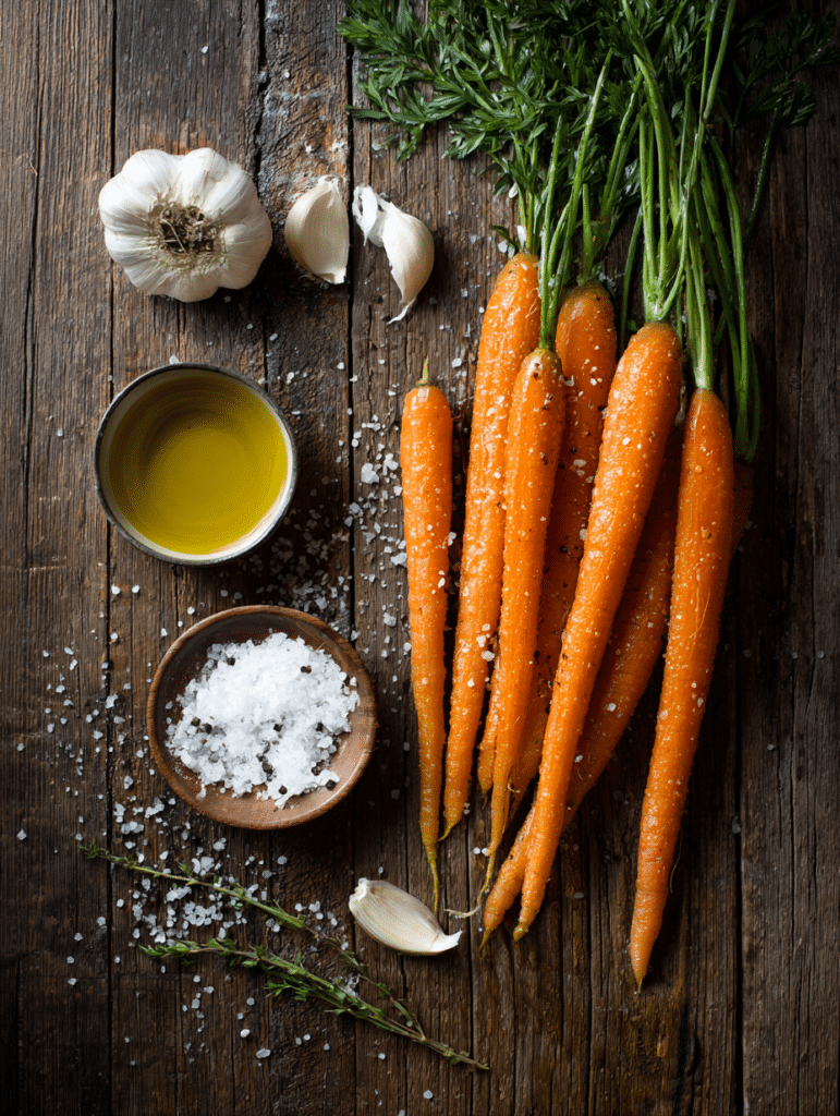ingredients for air fryer carrots recipe