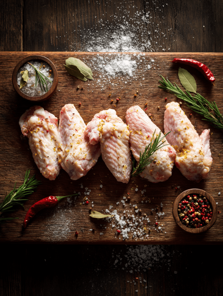 ingredients for air fryer crispy chicken wings