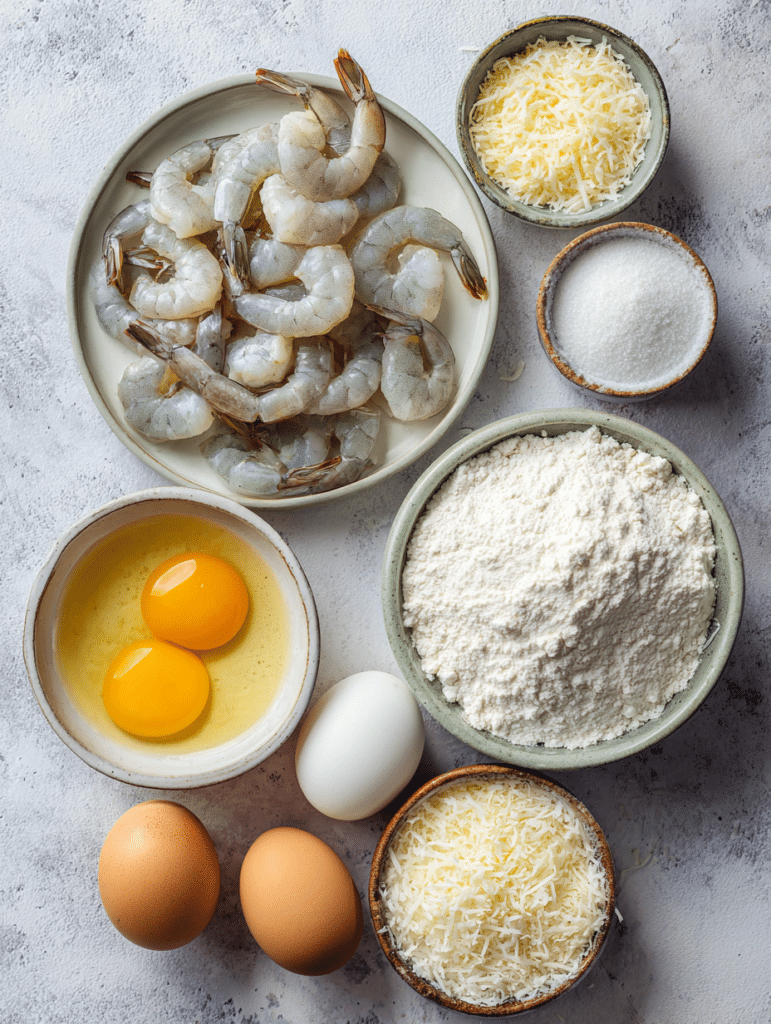 ingredients for air fryer coconut shrimp recipe