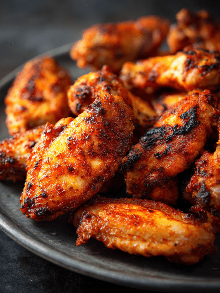 air fryer crispy chicken wings golden and crunchy