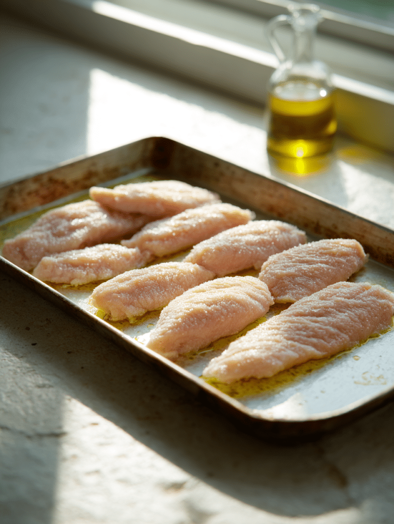ingredients for air fryer frozen chicken tenders