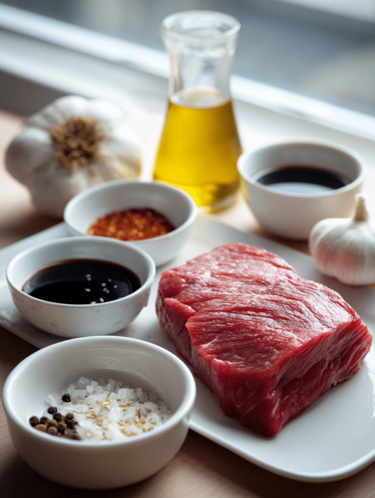 ingredients for air fryer London broil recipe