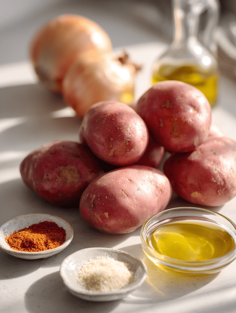 ingredients for air fryer red potatoes