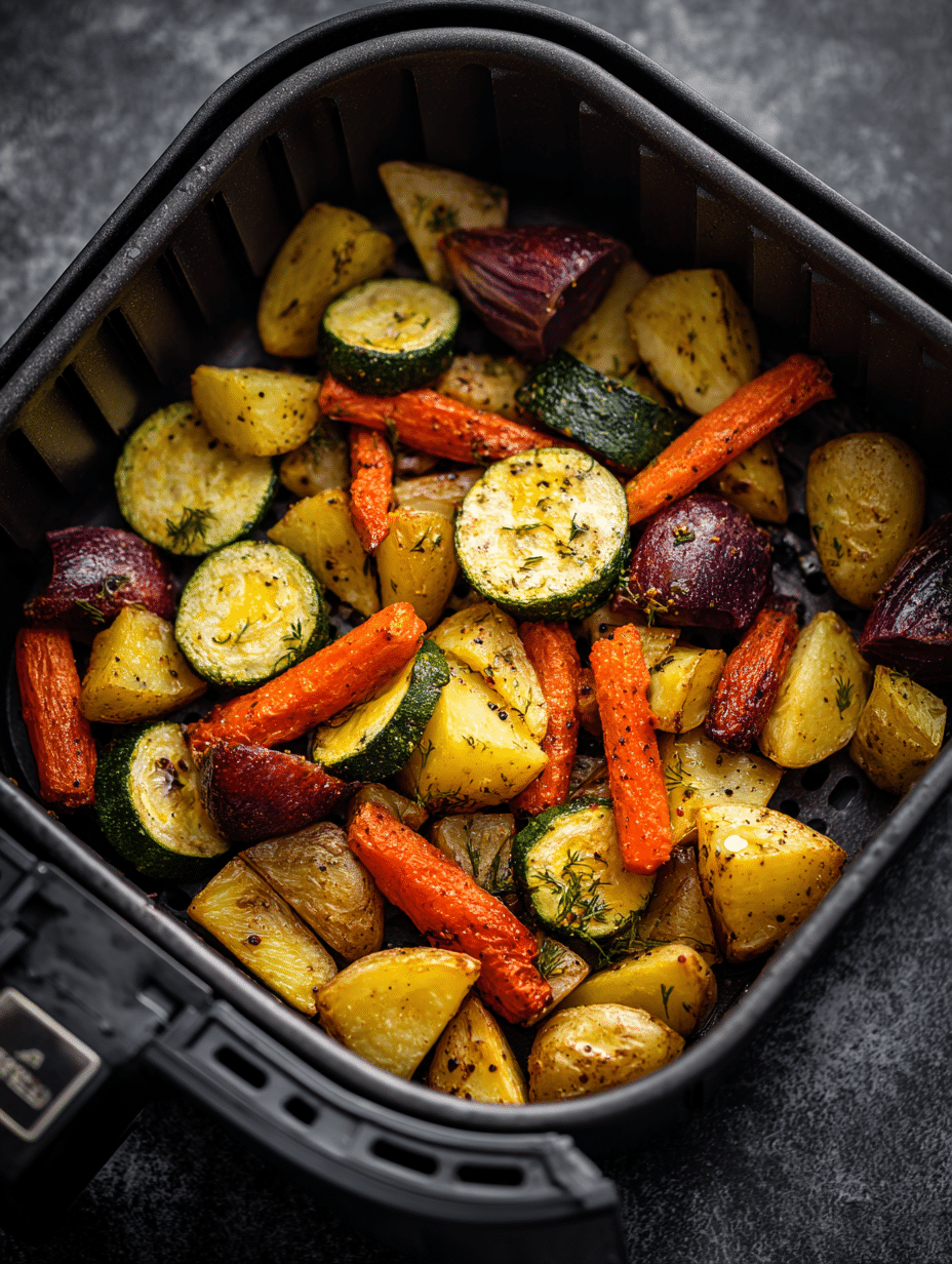 air fryer vegetable recipes crispy roasted vegetables