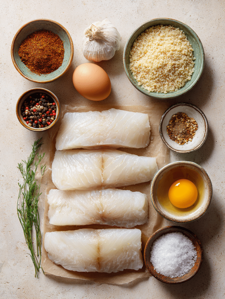 ingredients for cod air fryer recipe