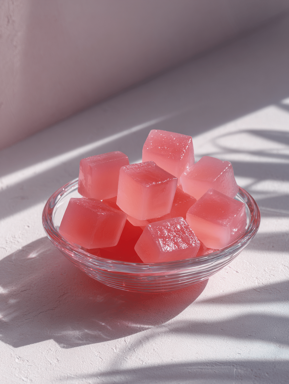 dr william li gelatin recipe pink gelatin cubes