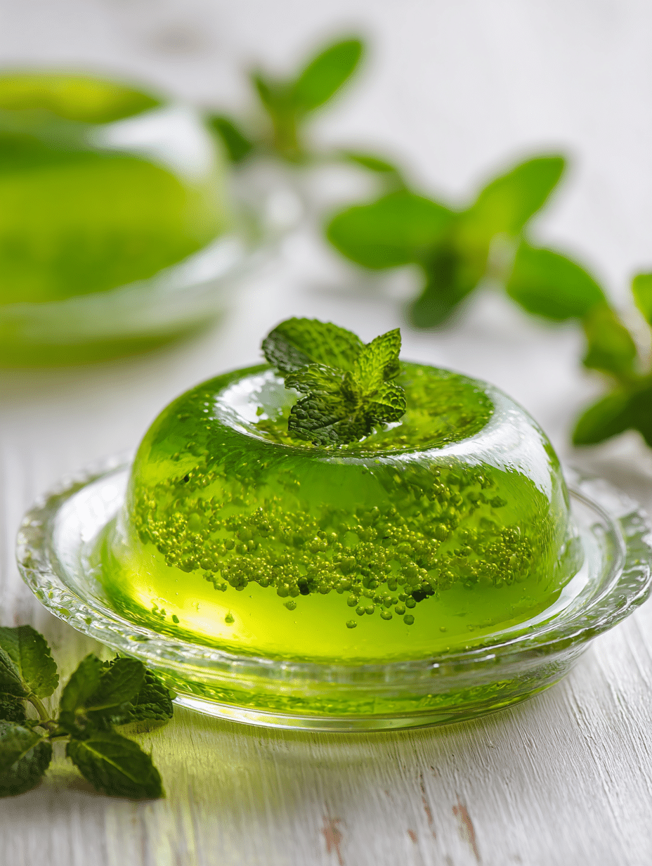 green tea gelatin recipe for weight loss featured dessert