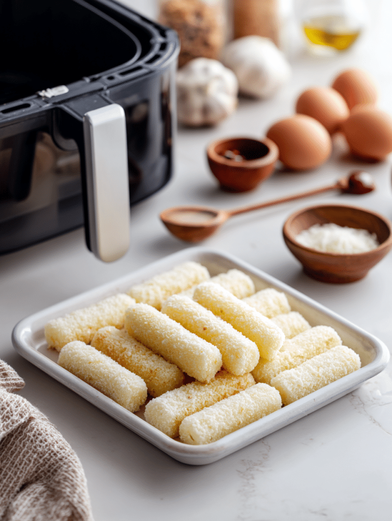 ingredients for air fryer mozzarella sticks frozen