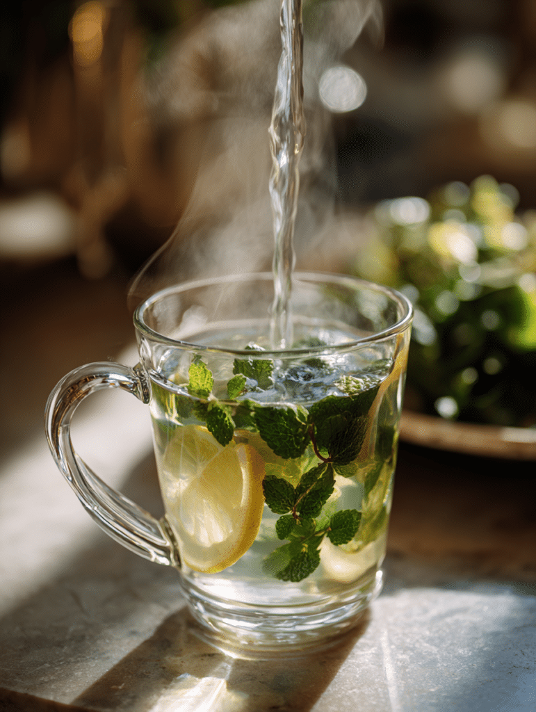 lemon balm recipe steeping process