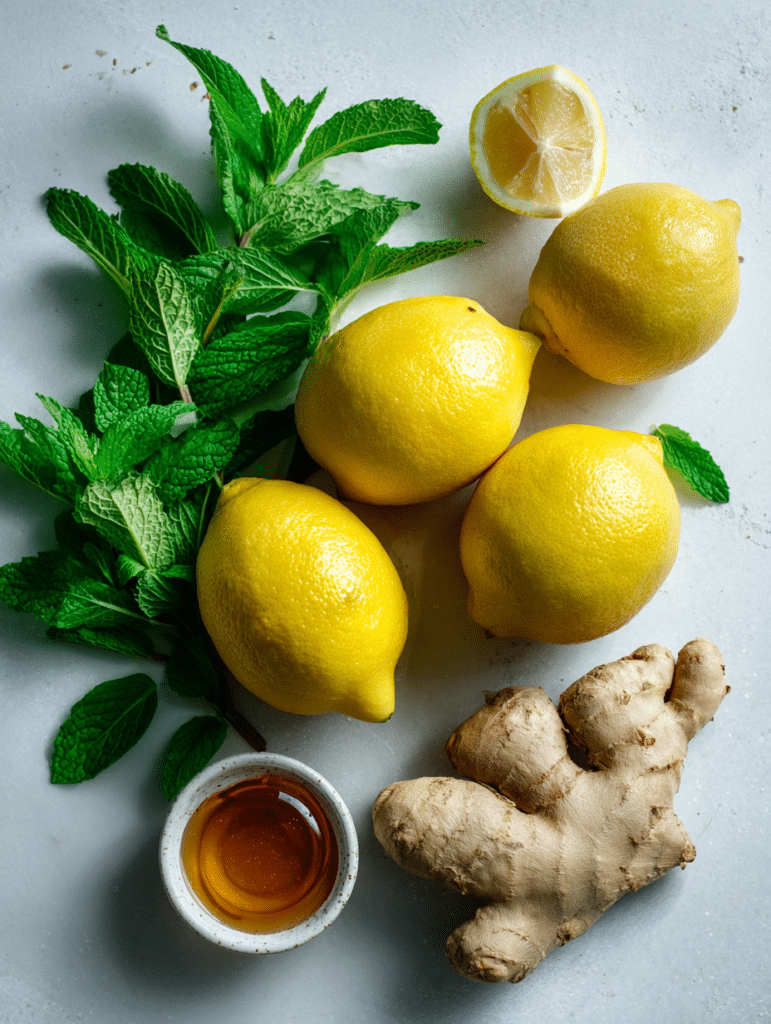 lemon detox drink ingredients