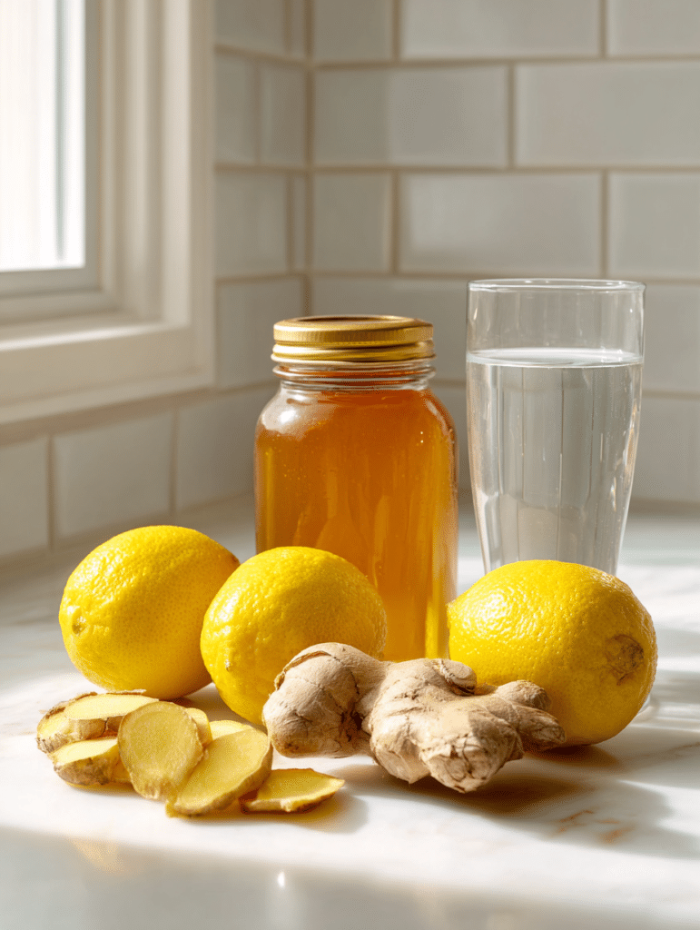lemon ginger drink ingredients