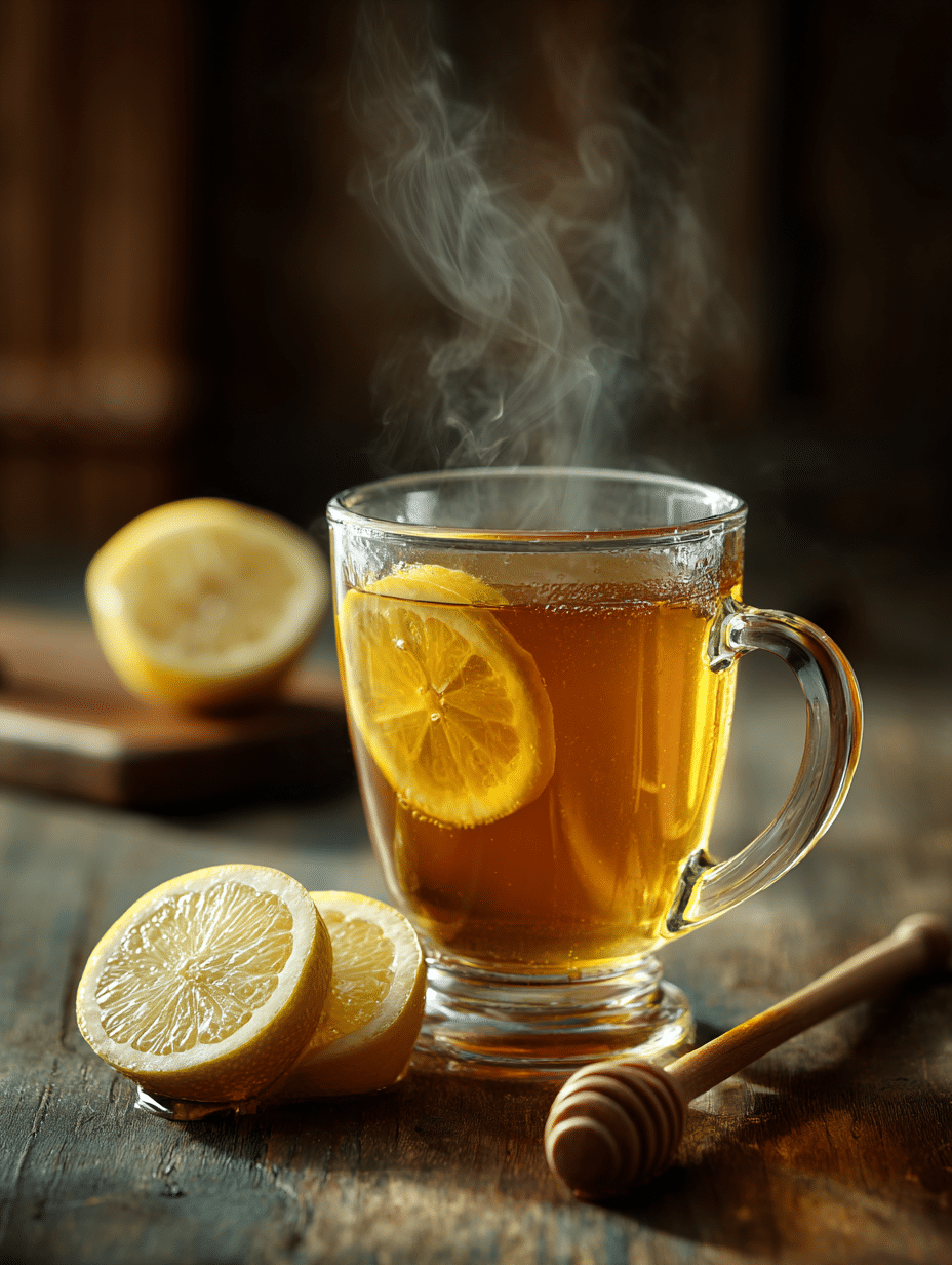 lemon honey drink featured