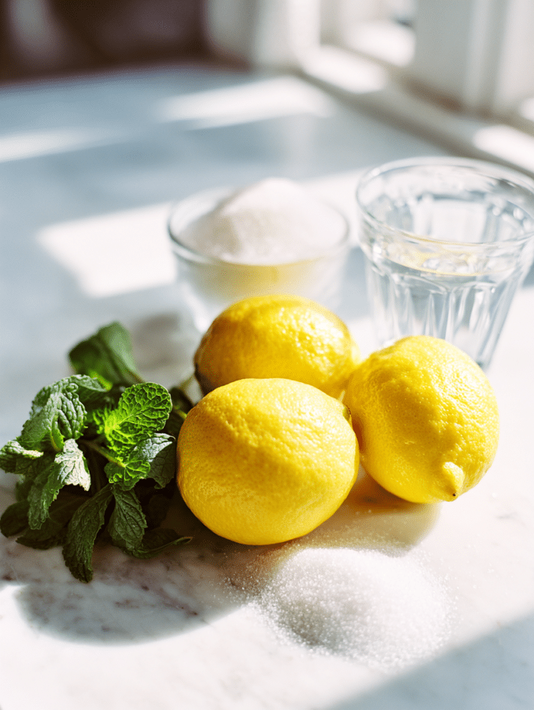 lemon juice recipe ingerdients