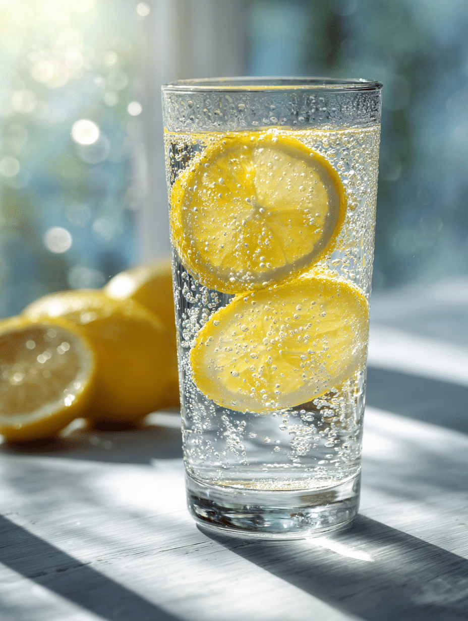 lemon water recipe featured