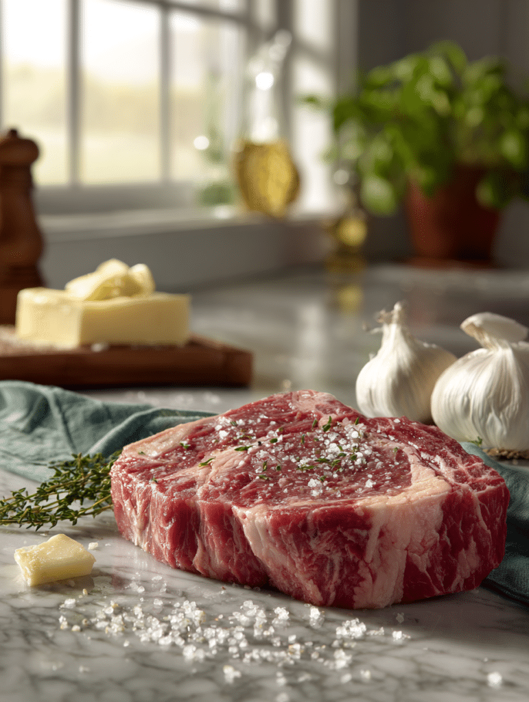 ingredients for rib eye steak in air fryer recipe