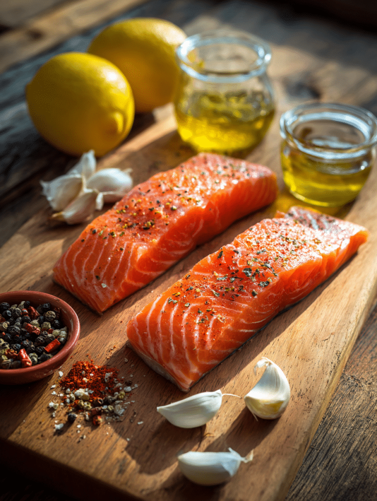 ingredients for salmon air fryer recipes