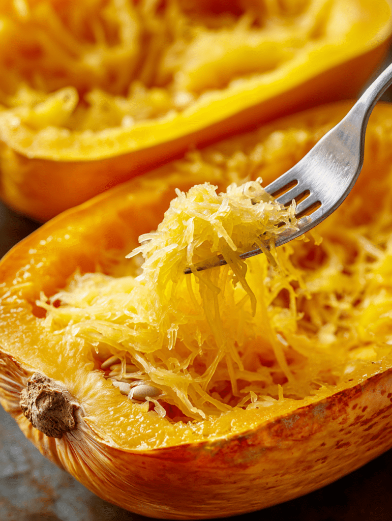 spaghetti squash in air fryer cooked perfectly