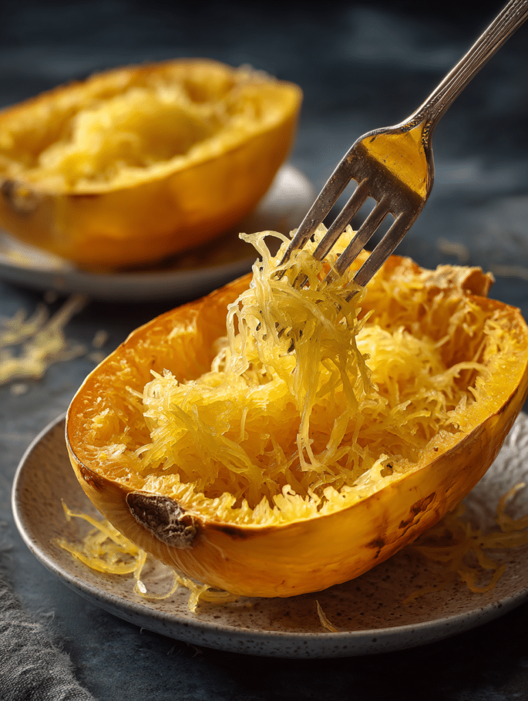 shredding spaghetti squash strands air fryer