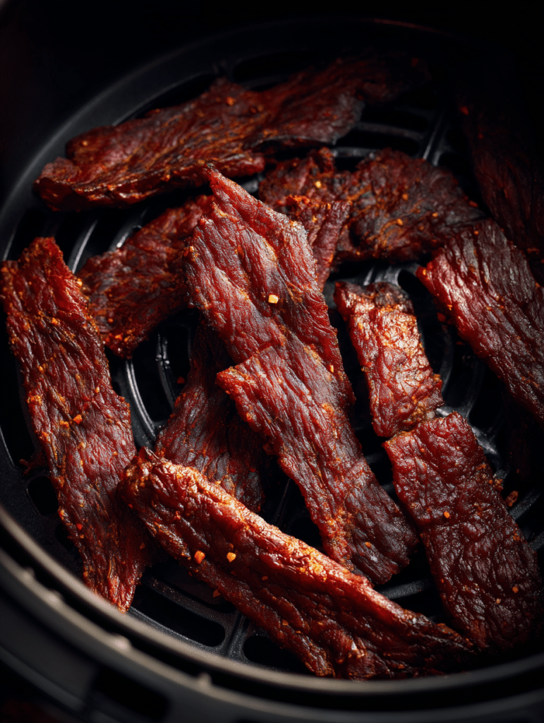 air fryer beef jerky drying process