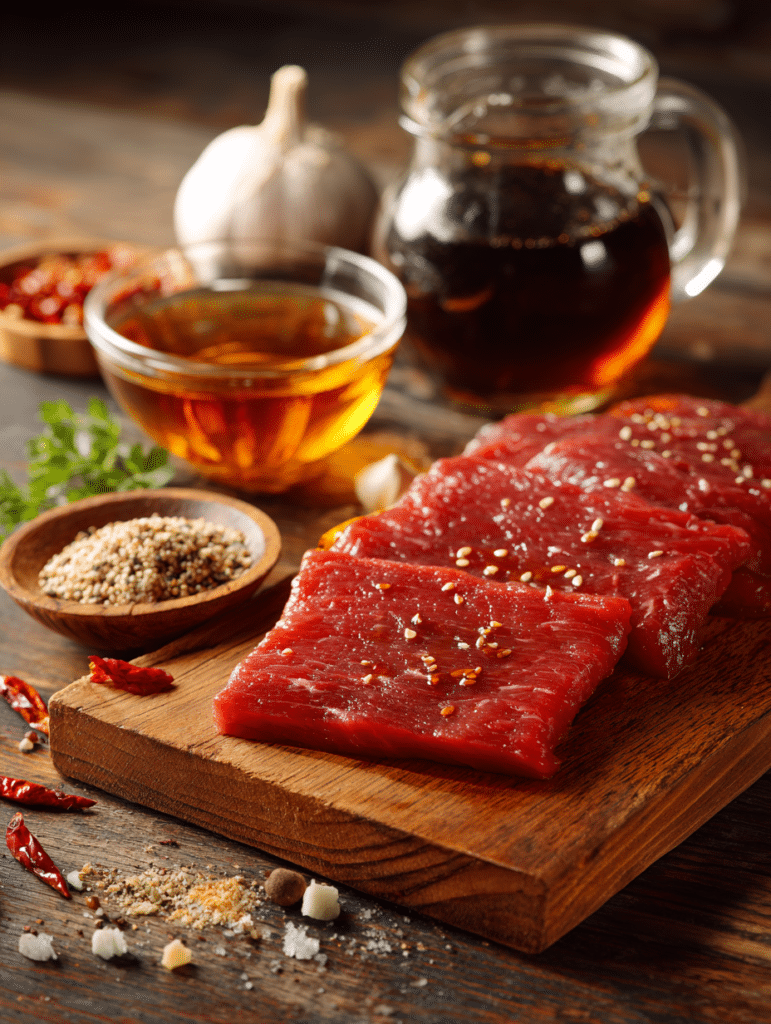 ingredients for air fryer beef jerky recipe
