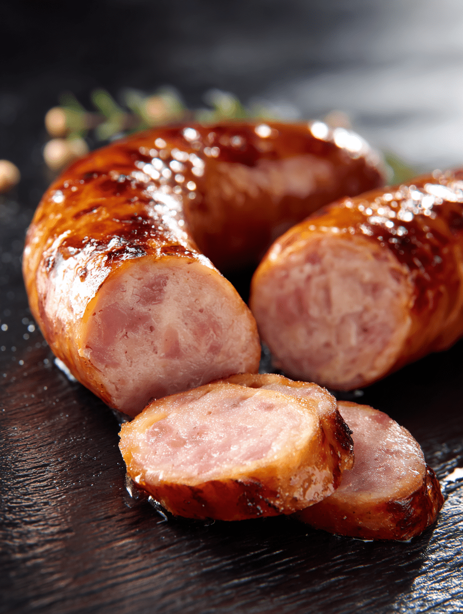 air fryer sausages crispy and juicy