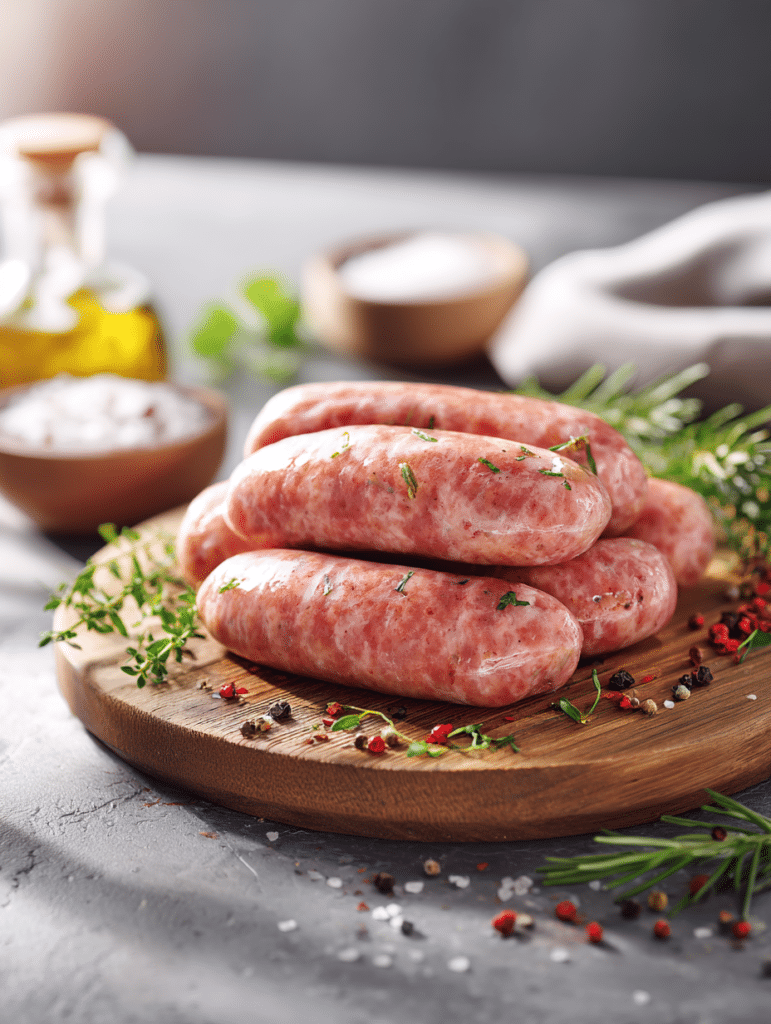 ingredients for air fryer sausages recipe