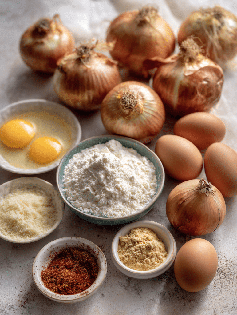 ingredients for blooming onion air fryer recipe