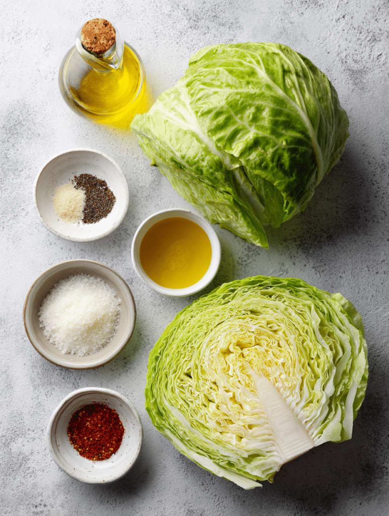 ingredients for cabbage chips air fryer recipe