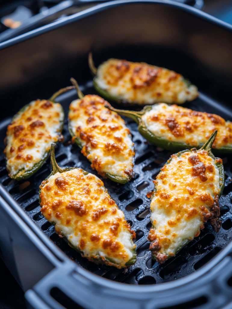 cooking jalapeno poppers in air fryer basket
