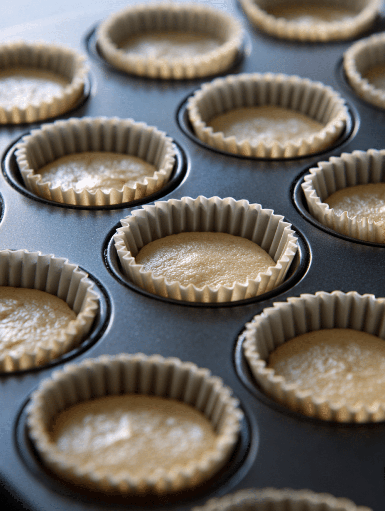 filling mini cupcake liners for mini cupcake recipe