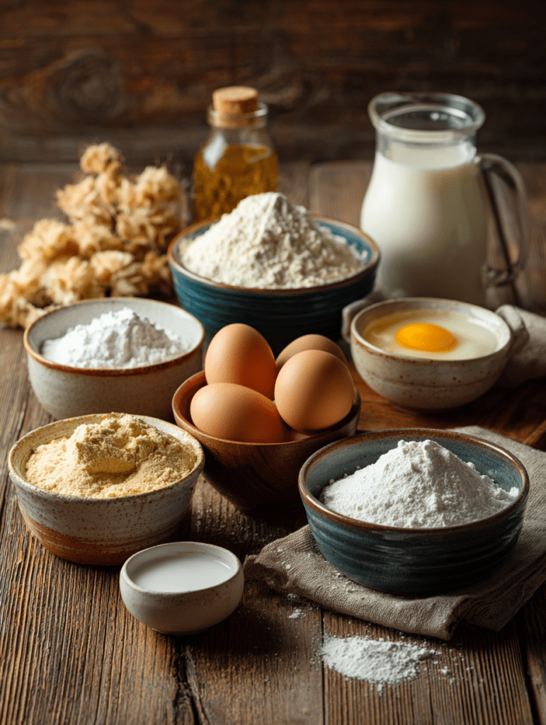 ingredients for gluten free cupcake recipe
